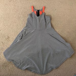 Material Girl Striped Skater Dress